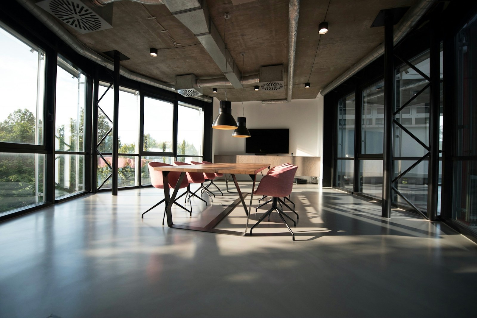Business lounge for investor and hospitality meetings
