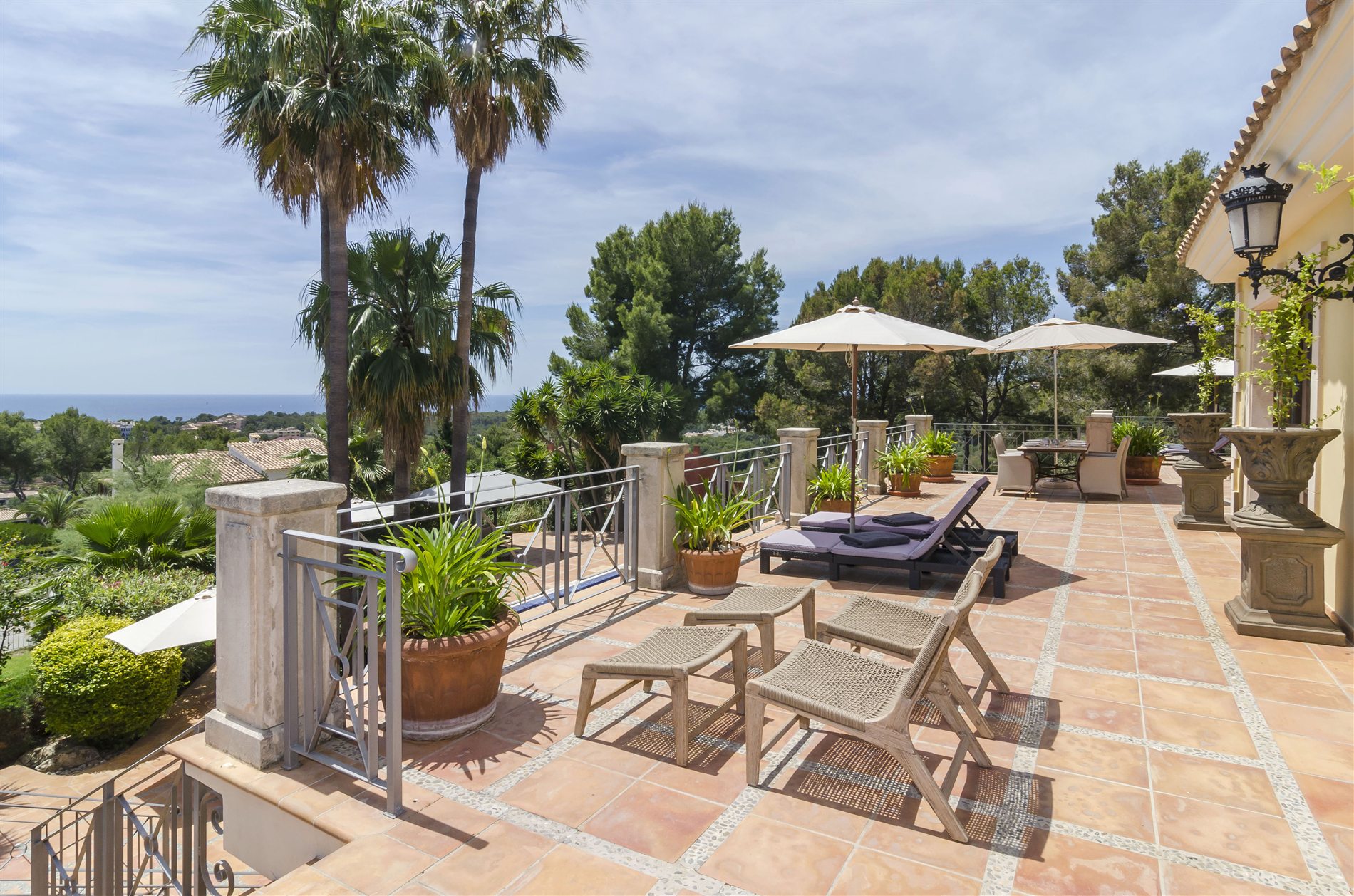 Luxury terrace venue representing a Crays local hospitality network